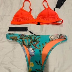 COPY - NWT Triangl Bathing suit top xs bottoms xxs